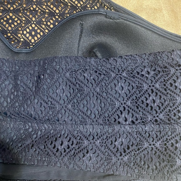 Torrid Black Halter Bikini Top with Textured Design - Picture 9 of 11